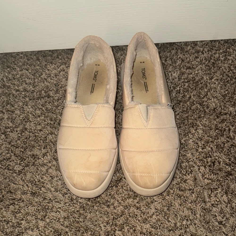 TOMS Beige Slip-On Shoes